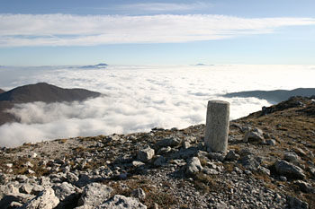 La vetta di Monte Serra Comune